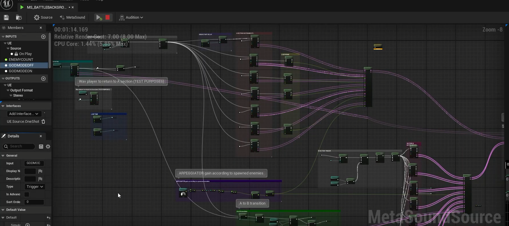 Middleware session screenshot for Crazy Arena Chaos